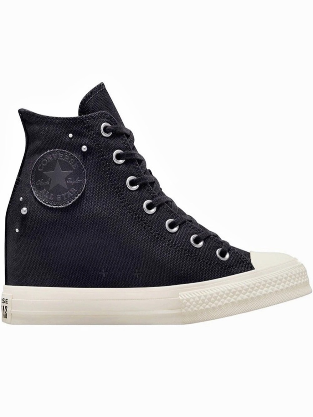 Converse Chuck Taylor All Star Wedge Platform High 'Pearls & Studs - Total